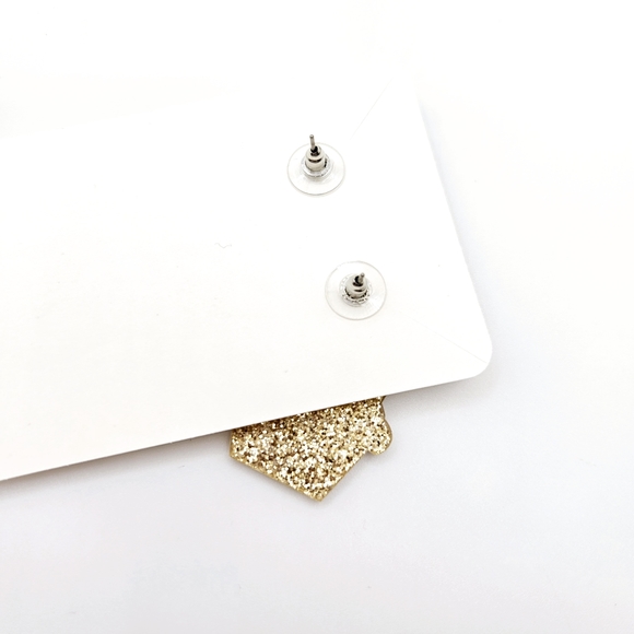 Gingerbread House Earrings Christmas Holiday Festive - Picture 2 of 3